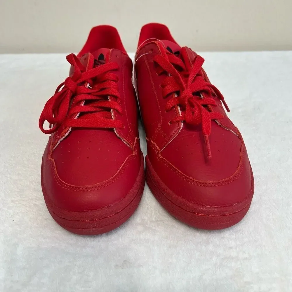 Adidas Red Continental 80 Lace Up Sneakers 9 Men NEW